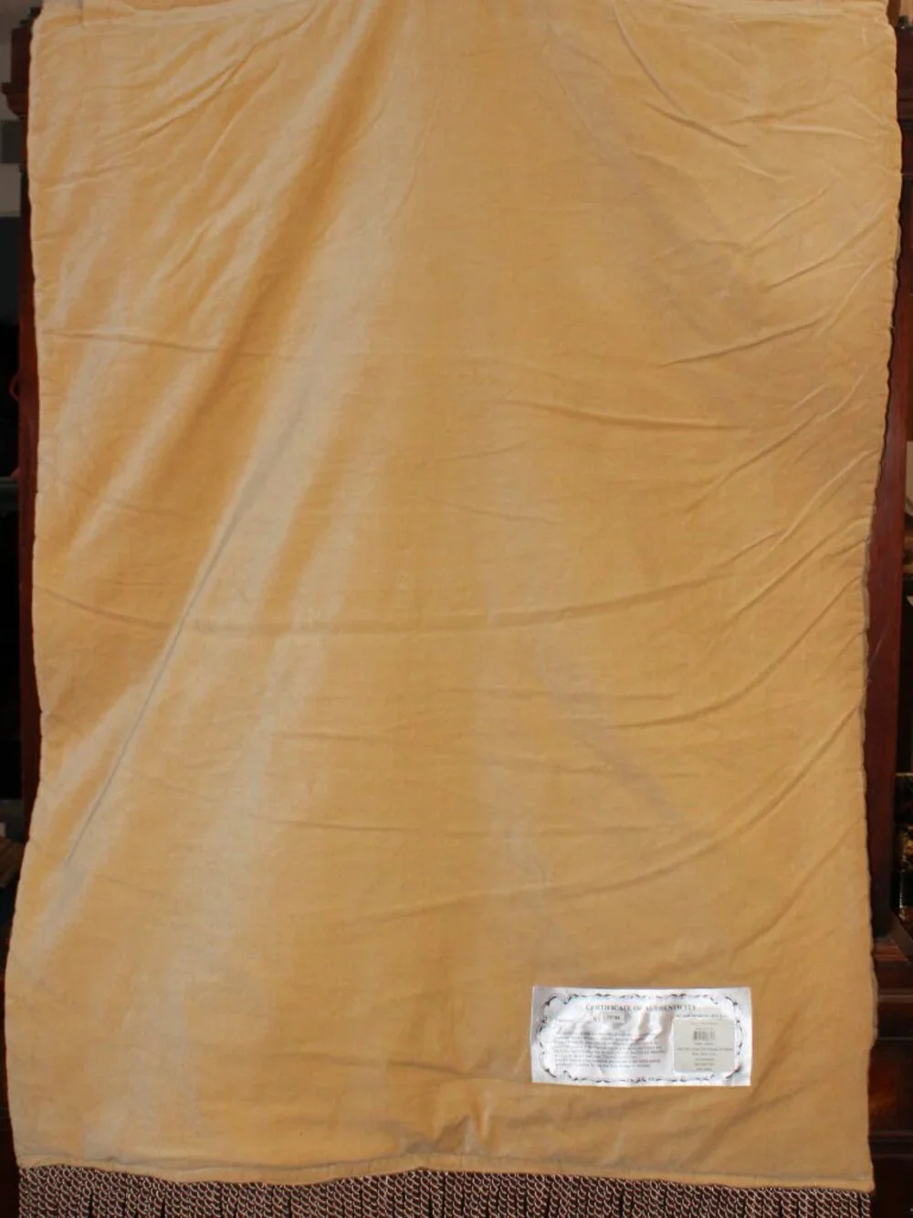 Large Floral Tapestry Wall Hanging w Tassels